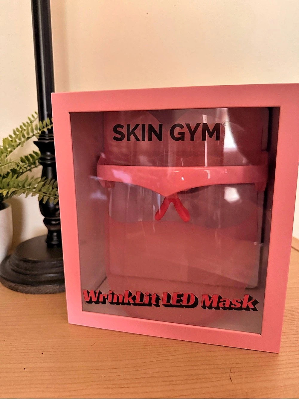 Skin Gym WrinkLit LED Facial Mask Pink 3 Color Wireless Skincare Tool